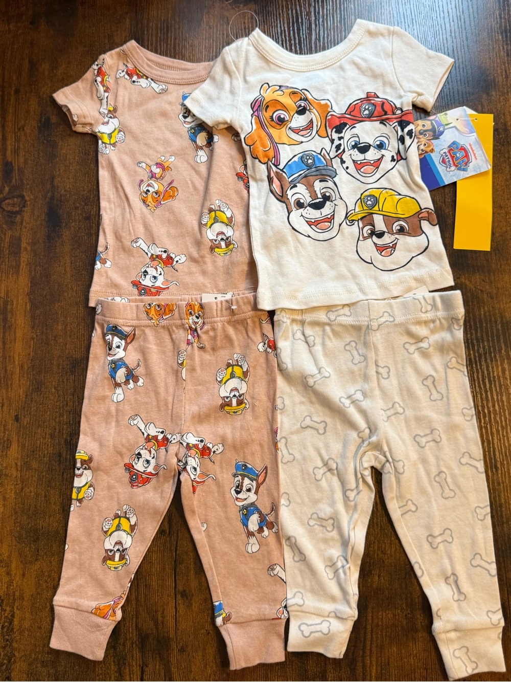Paw Patrol 12M 4-Piece PJ Set NWT